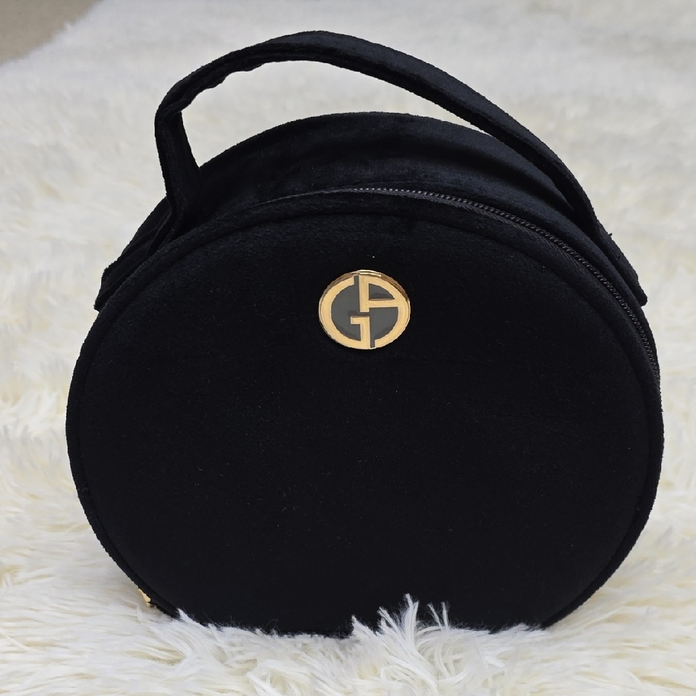 Giorgio Armani Black Round Bag NWT